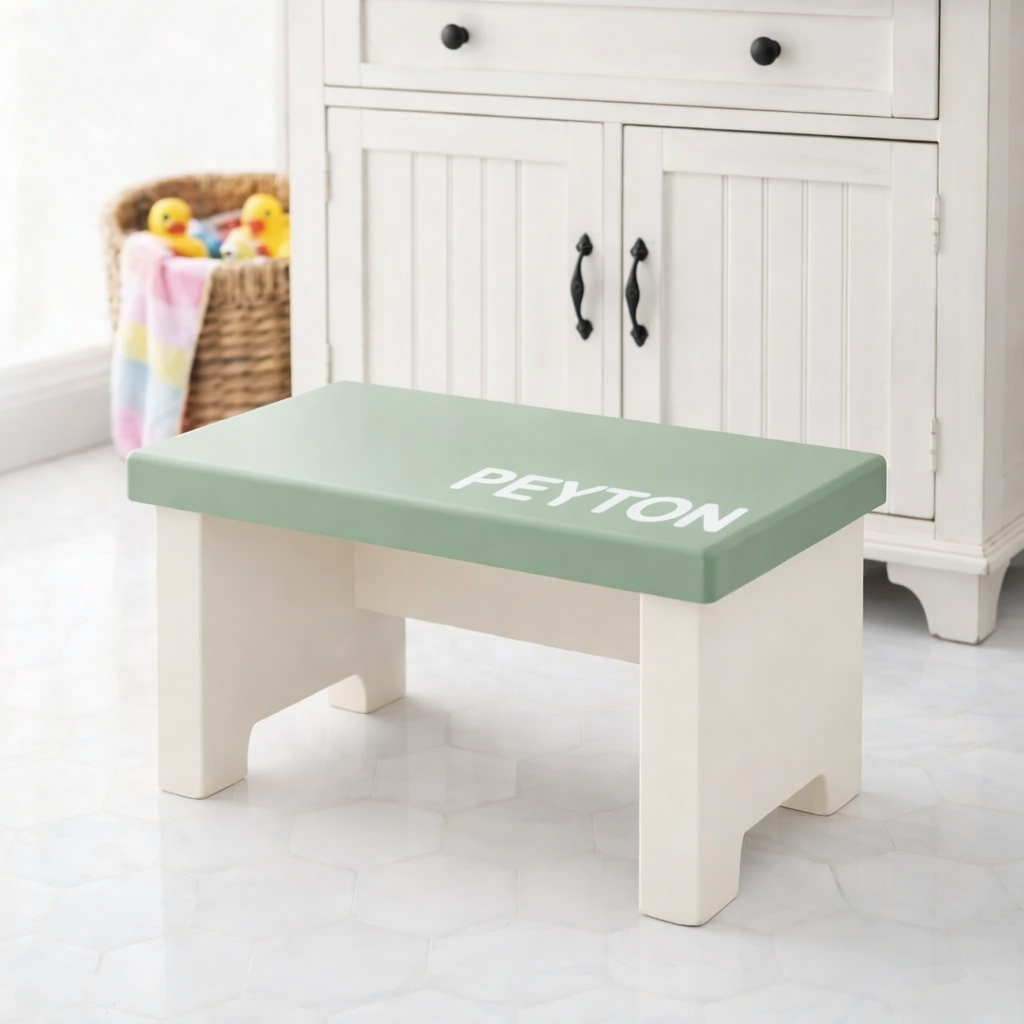 Kids Step Stool - Single Step (Personalized)