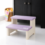 Custom Kids Bathroom Step Stool 2-step