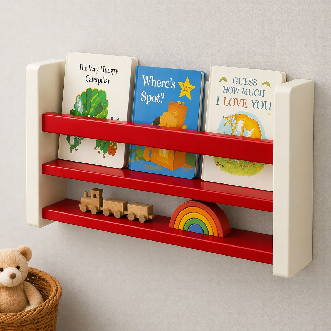 Kids Shelf - 2-Tier Wall Shelf