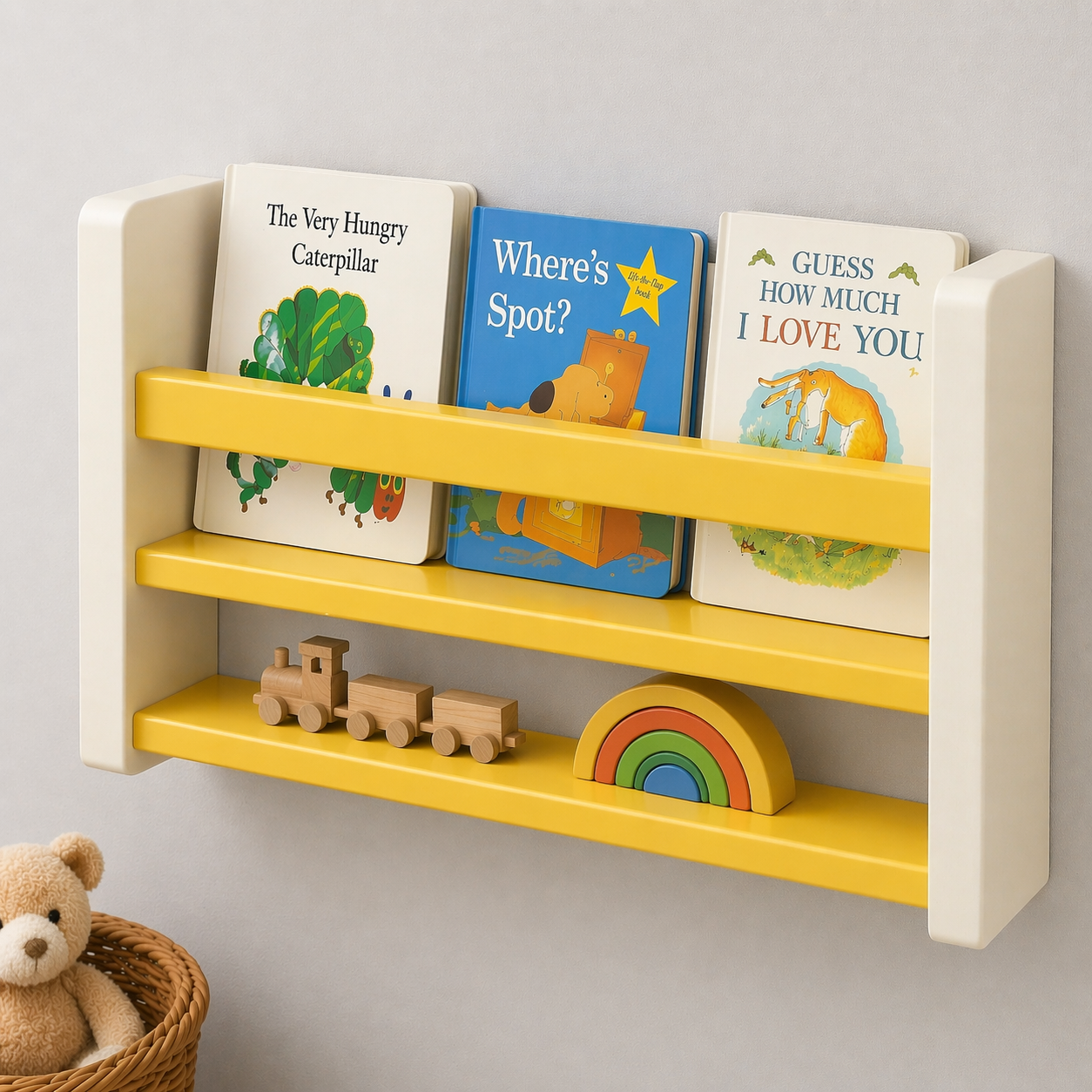 Kids Shelf - 2-Tier Wall Shelf