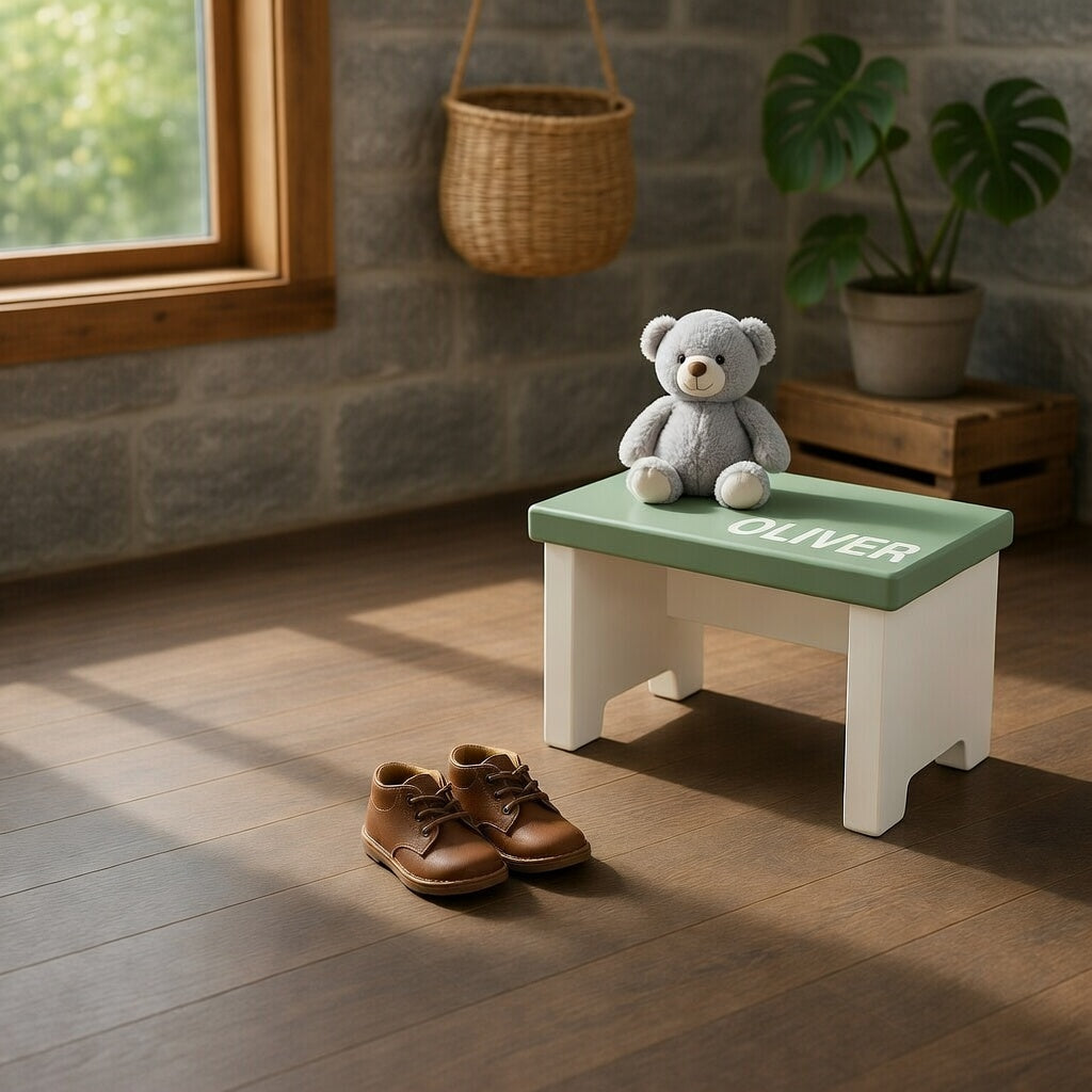 Kids Step Stool - Single Step (Personalized)