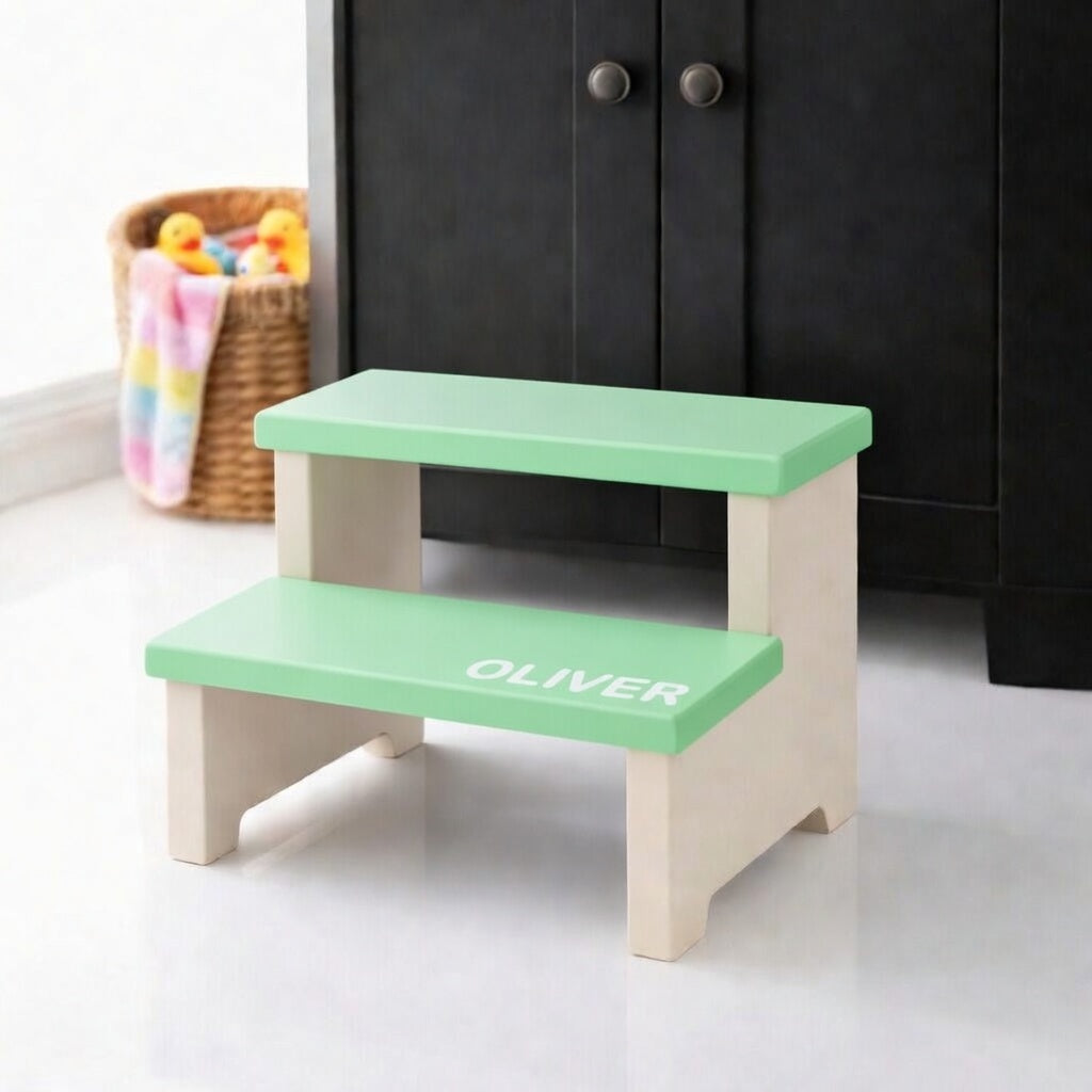 Kids Step Stool - Double Step (Personalized)