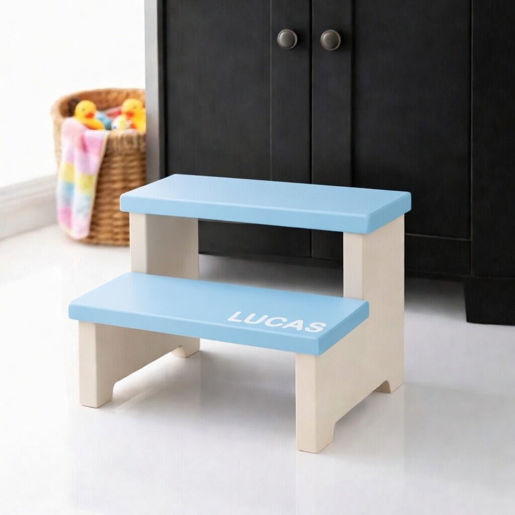 Kids Step Stool - Double Step (Personalized)