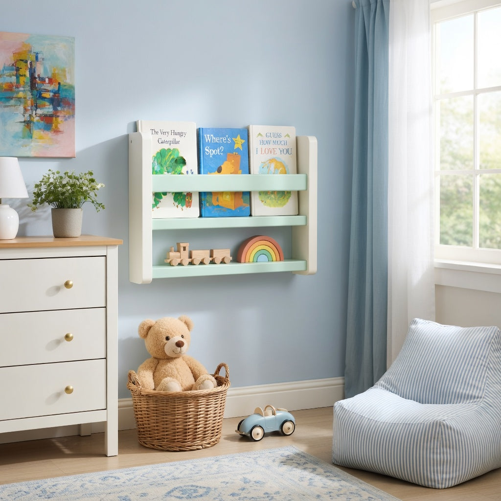 Kids Shelf - 2-Tier Wall Shelf