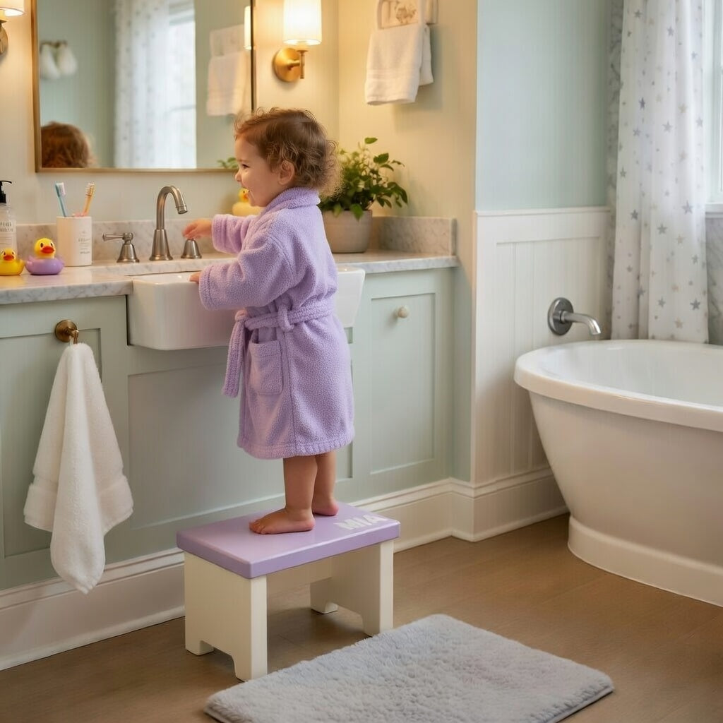 Kids Step Stool - Single Step (Personalized)
