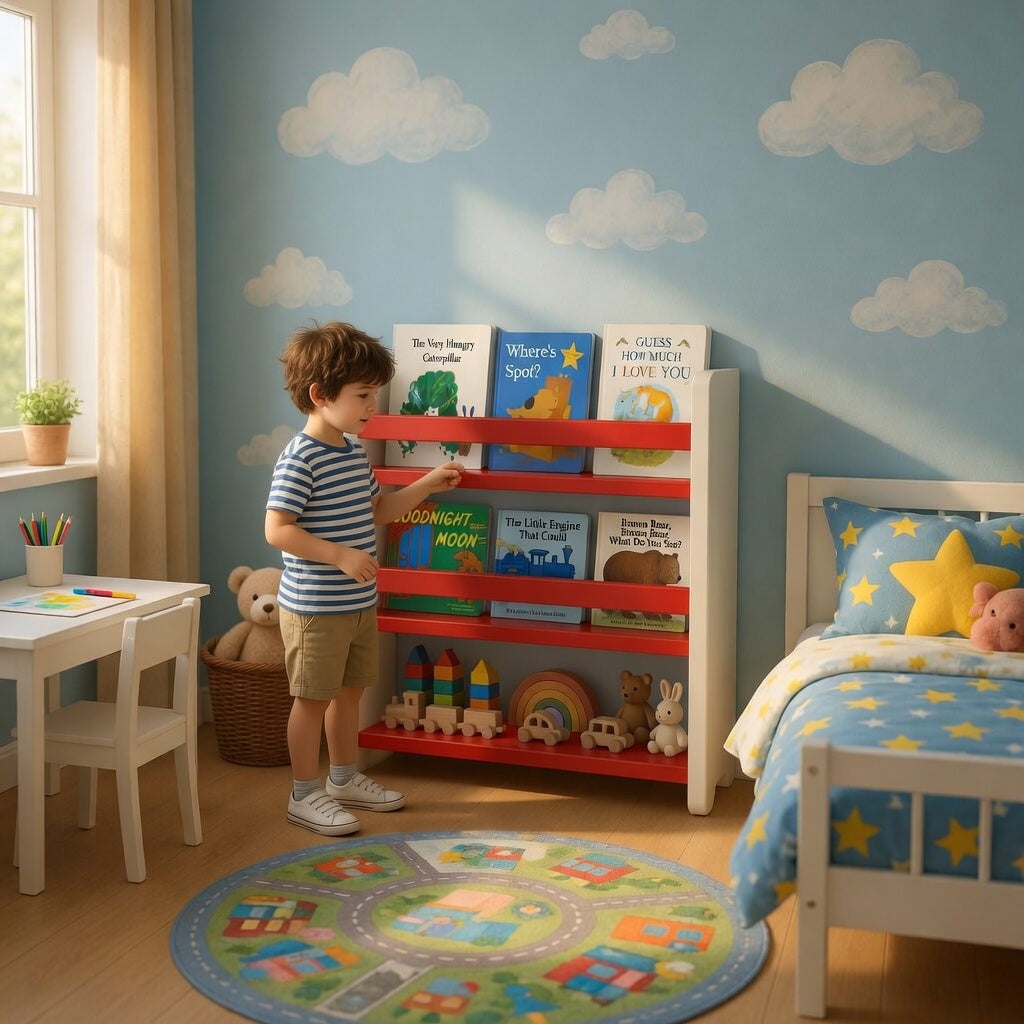 Kids Shelf - 3-Tier Floor Shelf